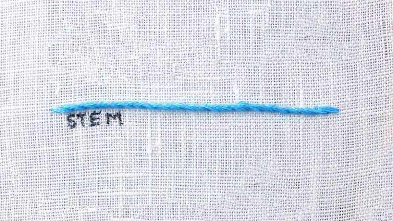 Is Outline Stitch The Same As Stem Stitch