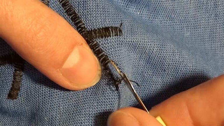 Remove Backing From Embroidery