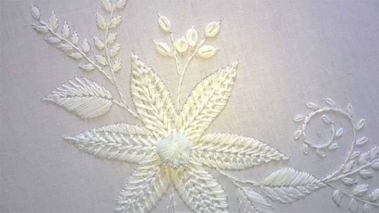 White On White Embroidery