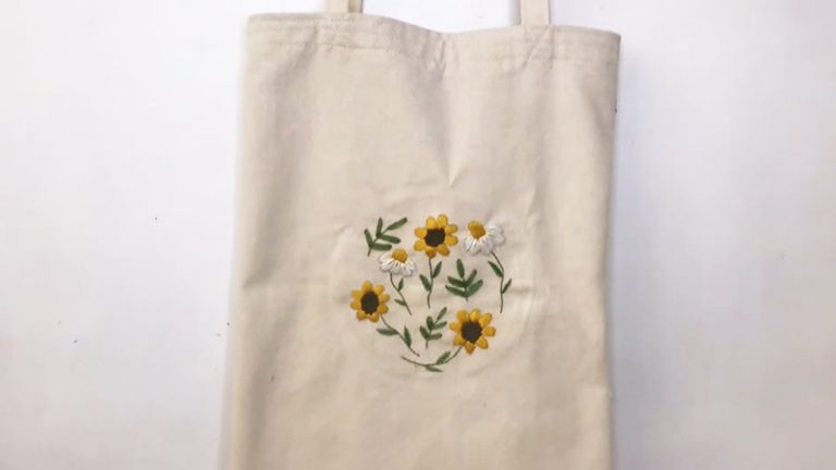 Embroider-On-Canvas-Bag