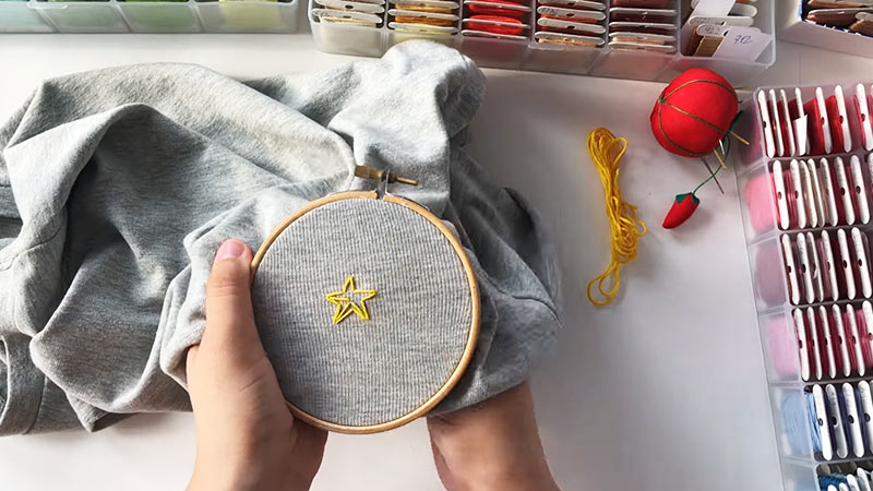 Embroider-On-Stretchy-Material
