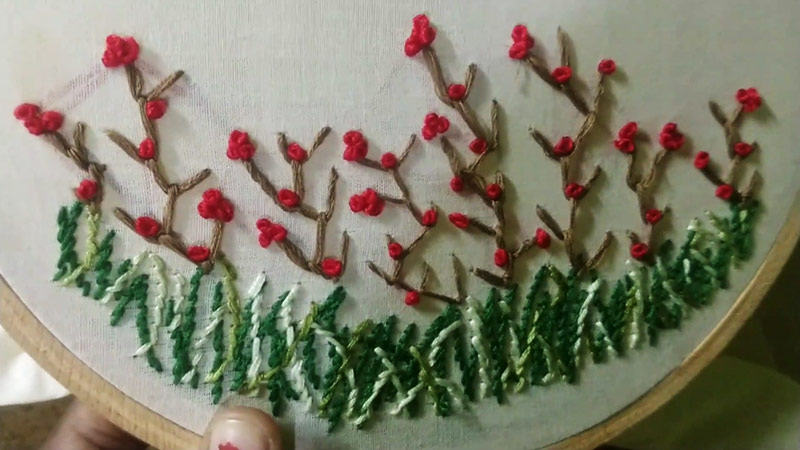 Hand-Embroidery-Grass