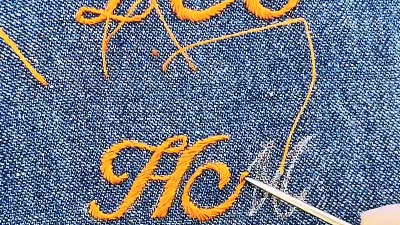 Stiletto-Embroidery