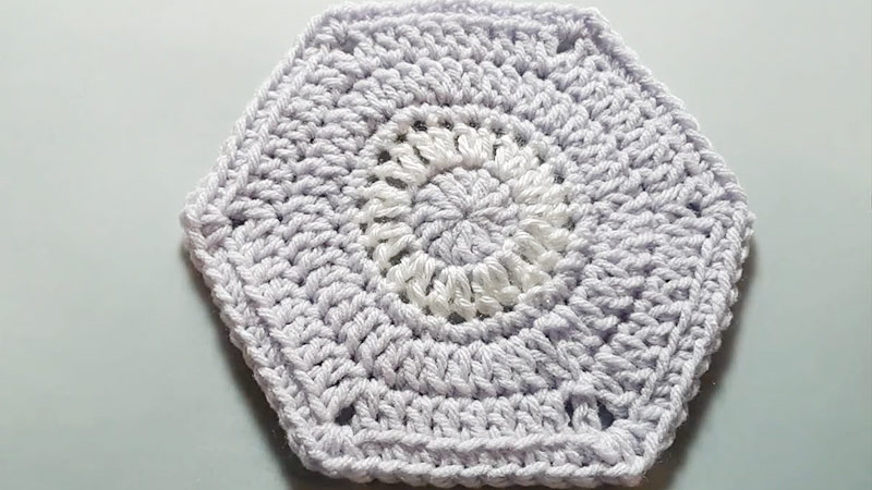 Crochet Circle Hexagonal