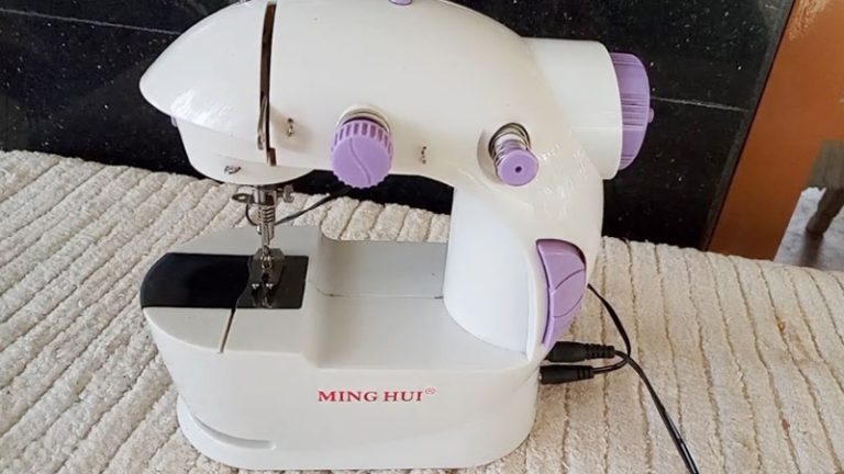 how to fix thread in mini sewing machine