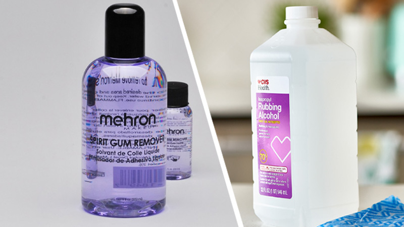 Spirit Gum Remover Vs Rubbing Alcohol