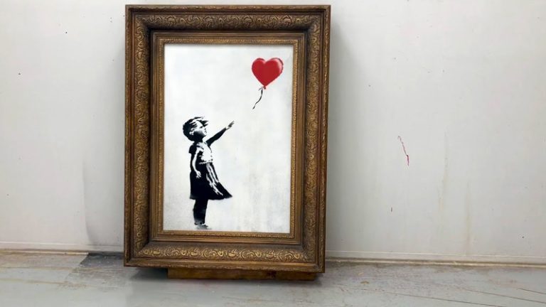 Banksy Shred His Painting