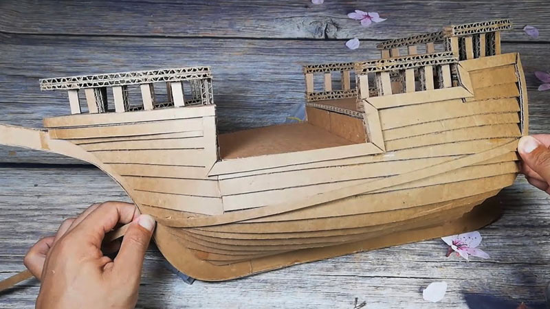 Cardboard Pirate Ship