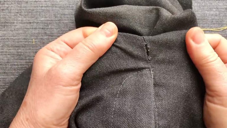 Fix Unraveling Seam by Hand