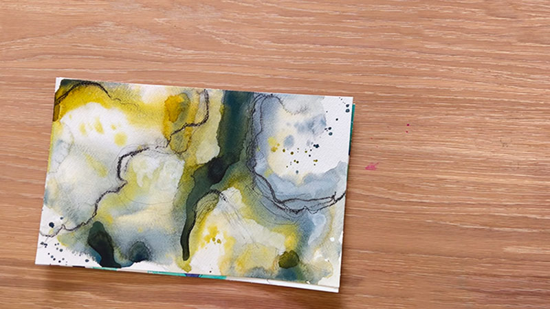 Flatten-Watercolor-Paper