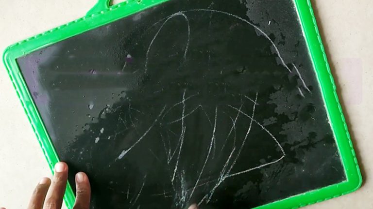 Get Crayon Off a Chalkboard