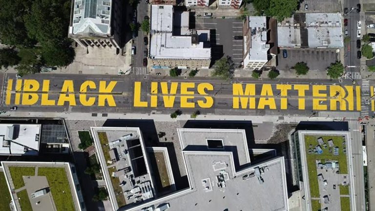 Lives Matter Mural Brooklyn School