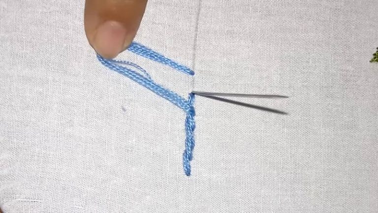 Outline Stitch Embroidery