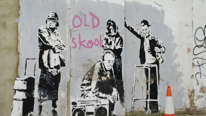 Banksy, the anonymous artist using social media as a personal art gallery