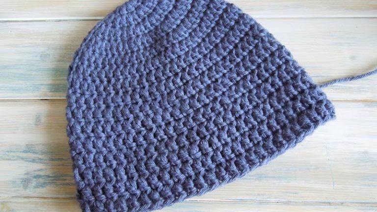 Crochet Beanie Flat