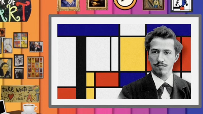 Piet Mondrian Famous for