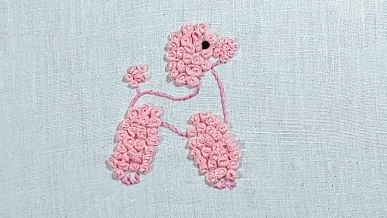 Poodle Applique