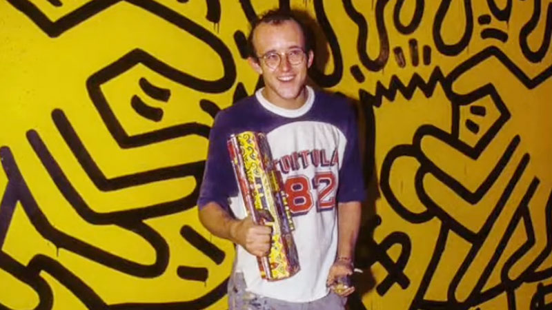 Technique Does Keith Haring Use