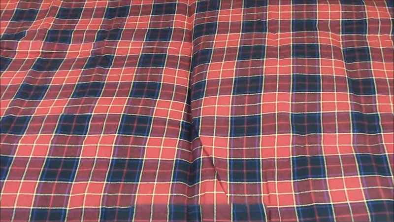 Flannel Fabric: History Characteristics Types Made of Used for ...
