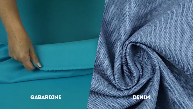 Gabardine vs Denim