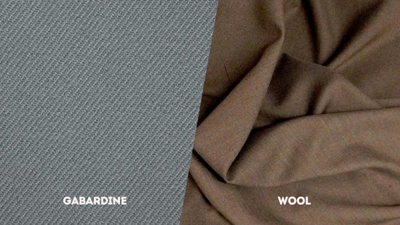 Gabardine vs Wool