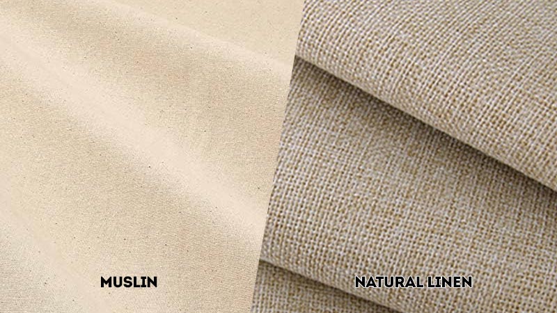 Muslin Vs Natural Linen