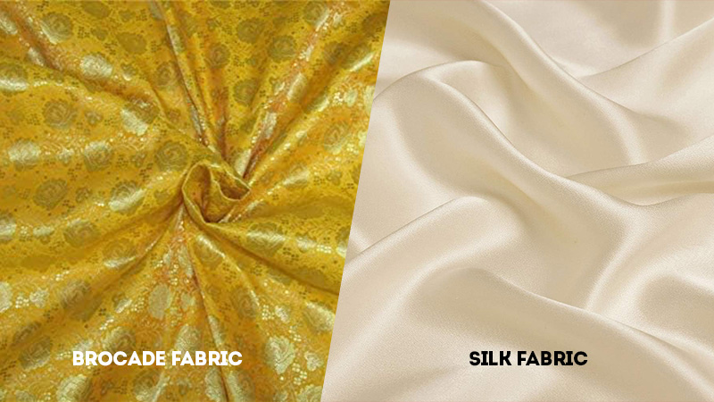 brocade vs silk