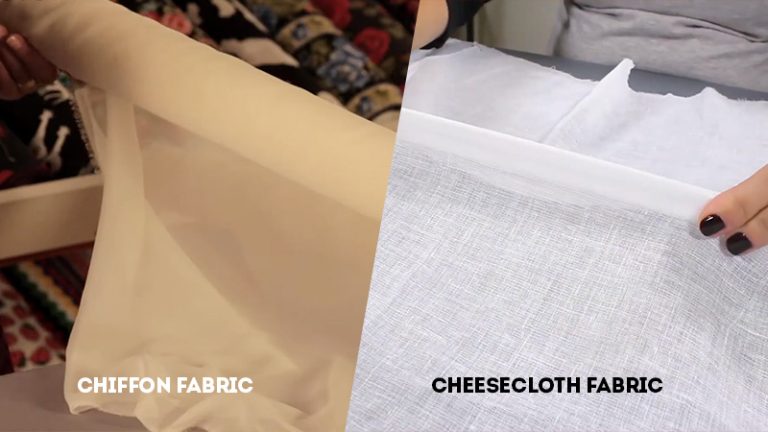 chiffon vs cheesecloth