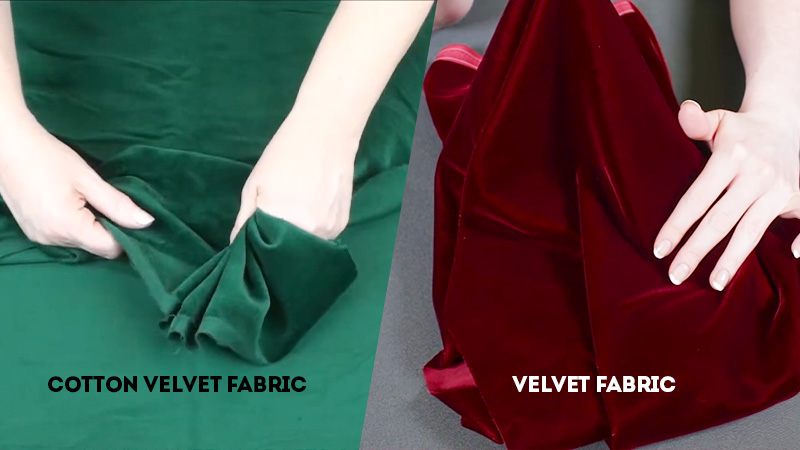 cotton velvet vs velvet