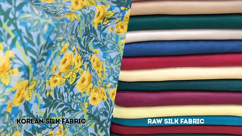 korean silk vs raw silk