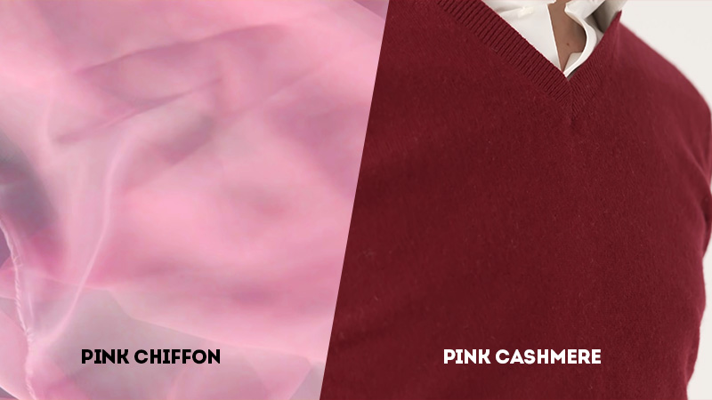 pink chiffon vs pink cashmere