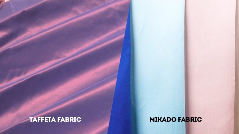 taffeta vs mikado