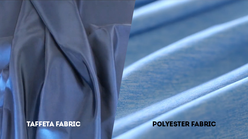 taffeta vs polyester