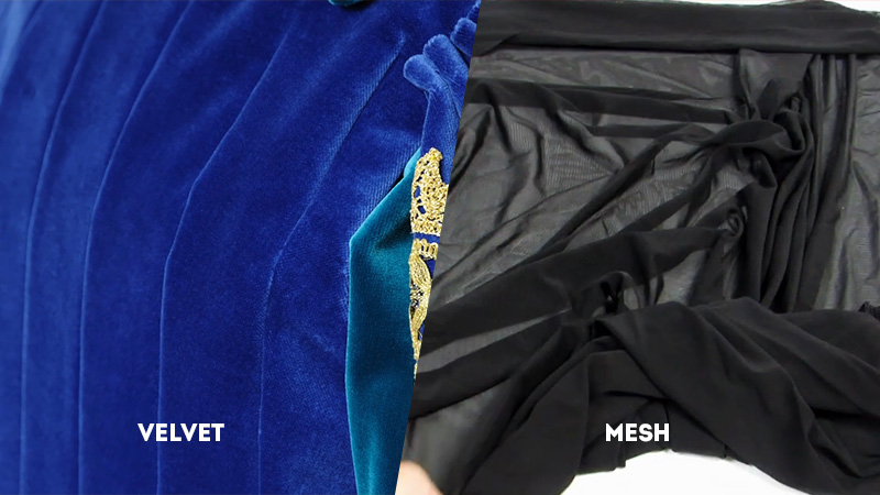 velvet vs mesh