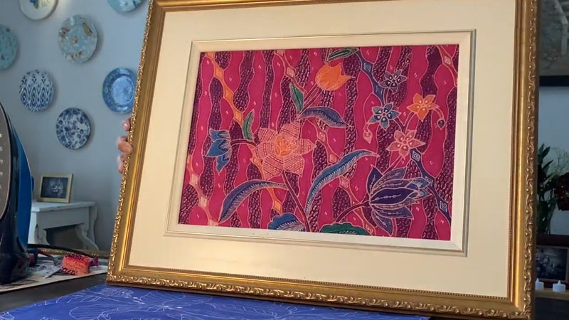 How to Frame Batik Art