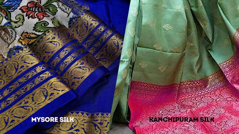 Mysore Silk Vs Kanchipuram Silk