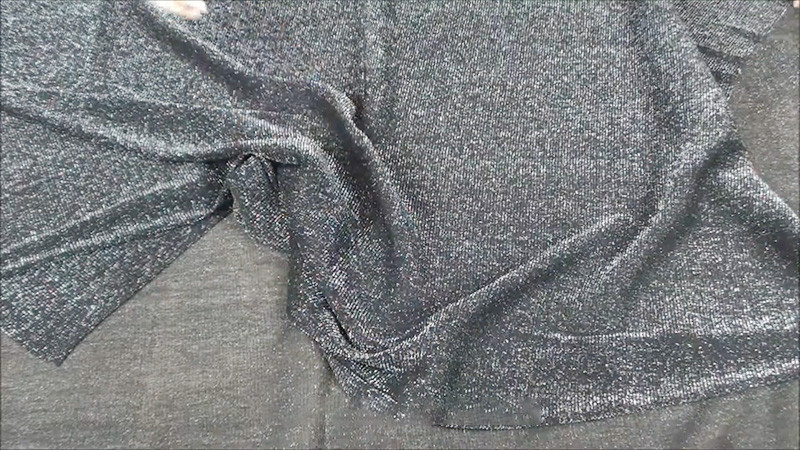 Silver Knit Fabric