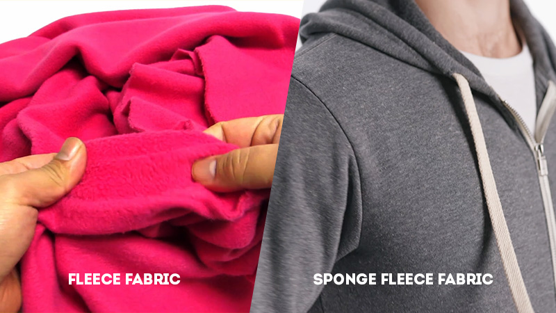 fleece vs sponge fleece
