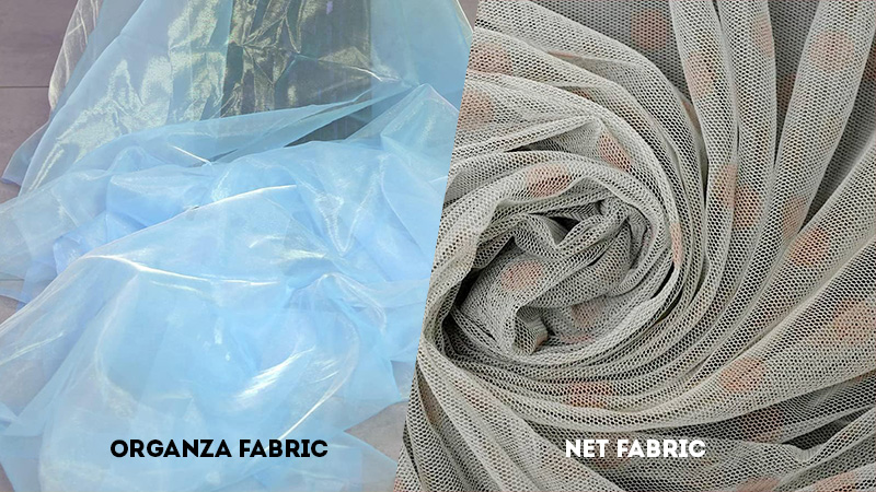 organza vs net