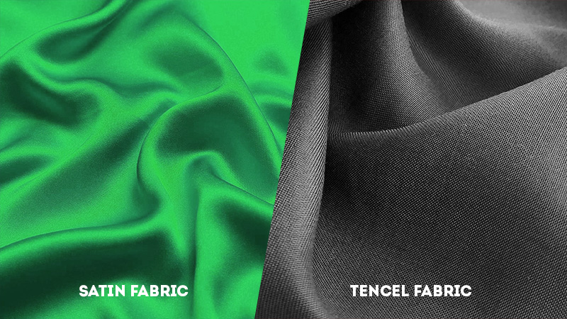 satin vs tencel