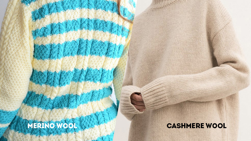 Cashmere v hotsell merino