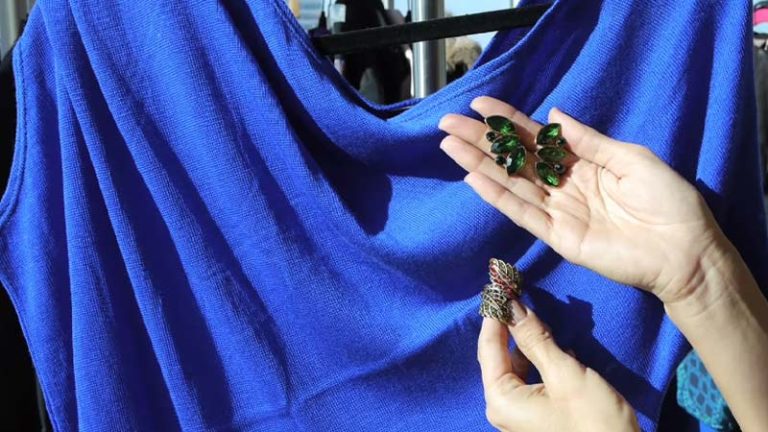 Accessorize a Royal Blue Dress for a Wedding