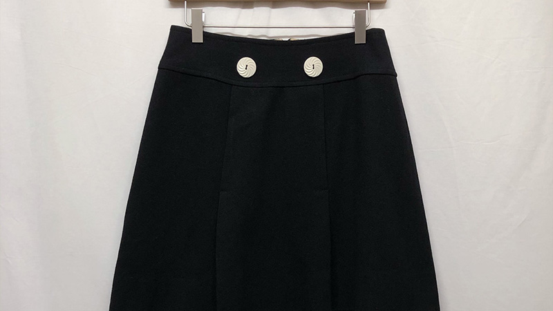 Box Pleated Mini Skirt