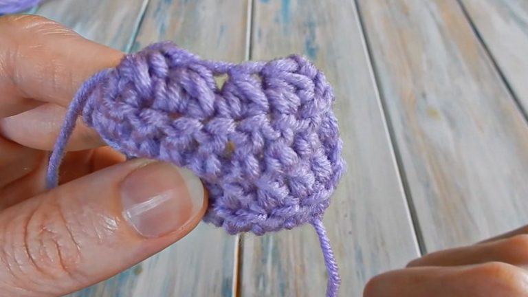 Crochet the Half Double Crochet Two Together