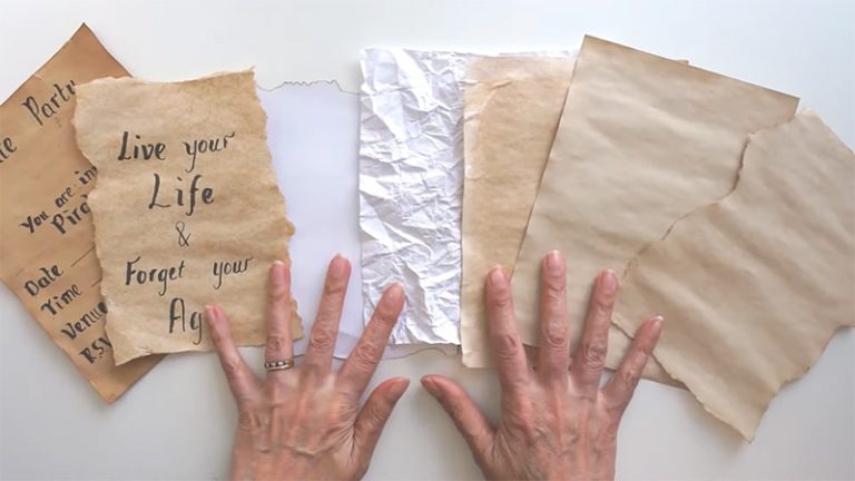 How to Make Paper Look Old Without Liquid