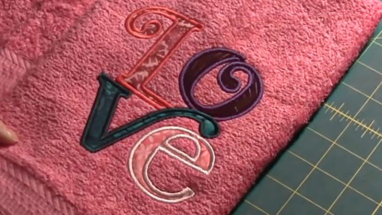 Embroider Towels by Machine