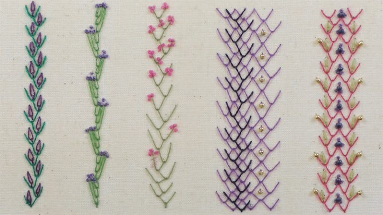 Feather Stitch Embroidery