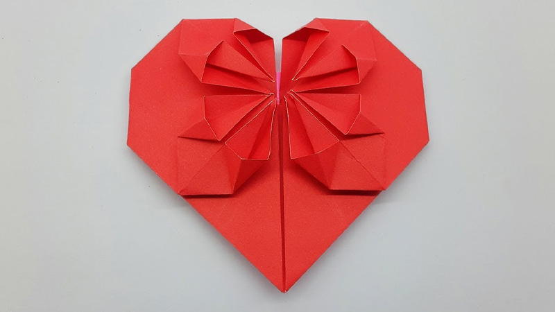 Heart Origami for Kids