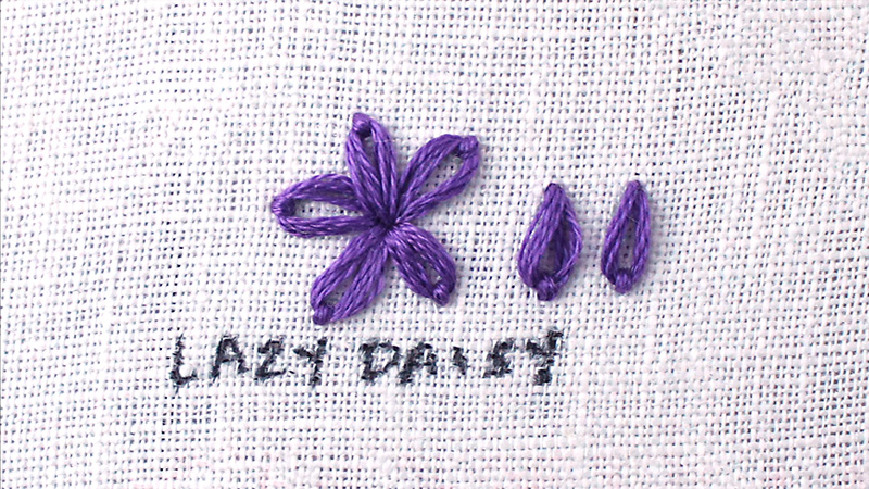 Lazy Daisy Stitch