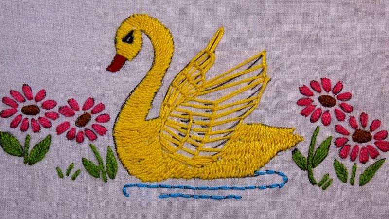 Popular Duck Canvas Embroidery Designs